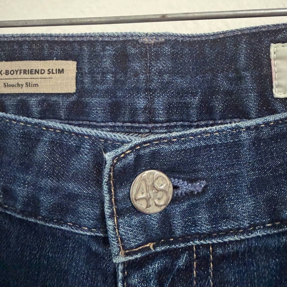 Adriano Goldschmied The Ex-Boyfriend Slouchy Slim Blue Jeans Distressed
Women 32 - Picture 7 of 15